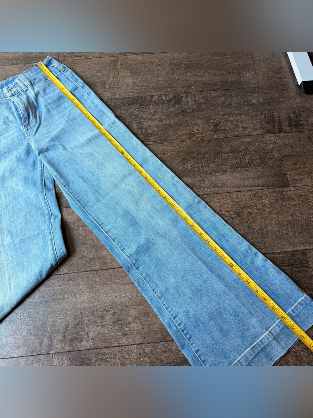 NWT PAIGE Light Blue Wide Leg Women’s Jeans - Picture 5 of 6
